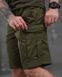 Чоловічий літній тактичний костюм олива комплект шорти та футболки 87126 фото 6