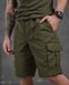 Чоловічий літній тактичний костюм олива комплект шорти та футболки 87126 фото 5