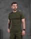 Чоловічий літній тактичний костюм олива комплект шорти та футболки 87126 фото 4