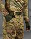Чоловічий посилений тактичний костюм літній мультикам з наколінниками налокітниками і наплічниками 87182 фото 4